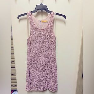 Alice + Olivia racerback sequin dress. Excellent condition